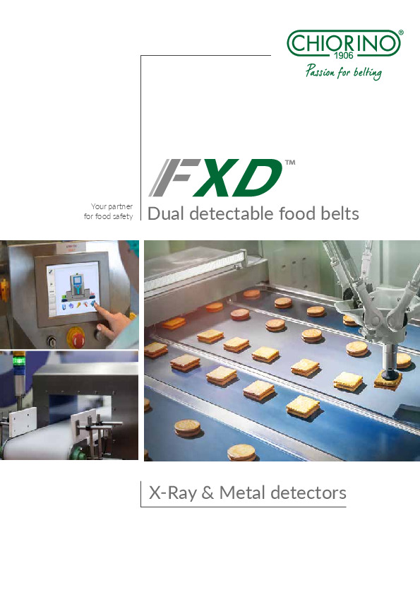 FXD™ X-Rays & Metal Detectable belts