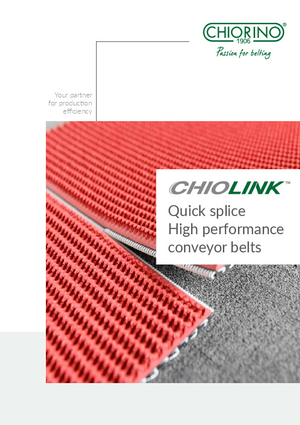 ChioLink™ quick splice High performance belts