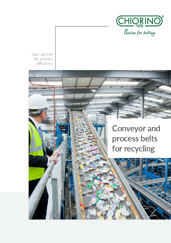 Thermoplastic belting solutions for recycling