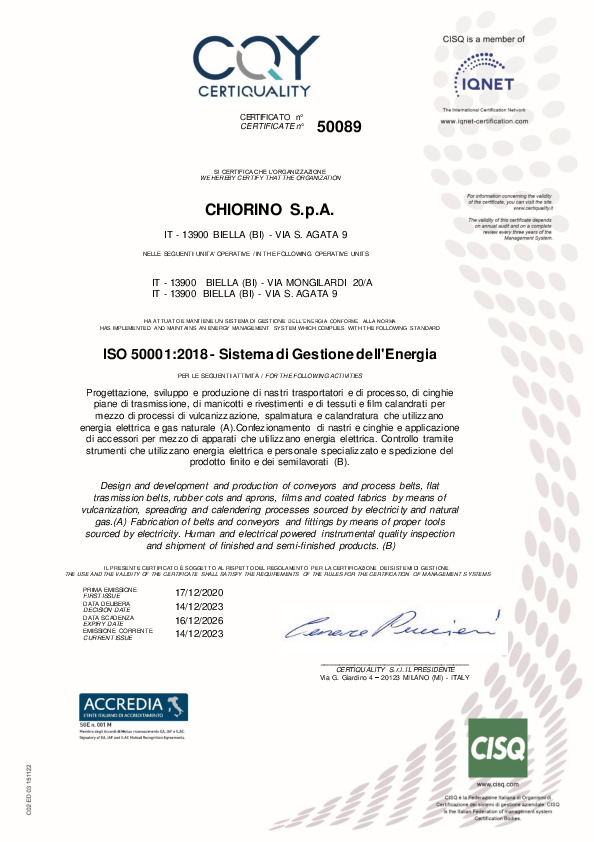UNI ISO 50001:2018